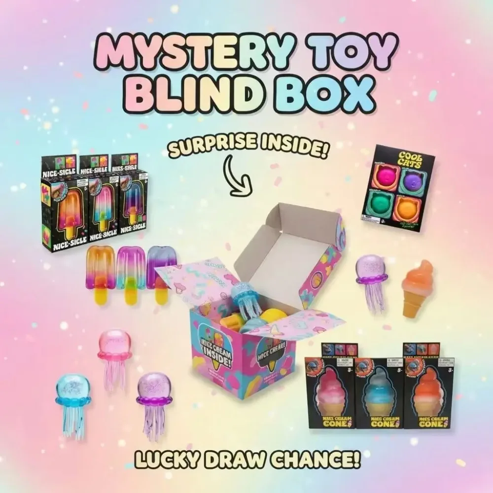 Novelty Gifts - Caja Sorpresa de Juguetes Blandos, Set