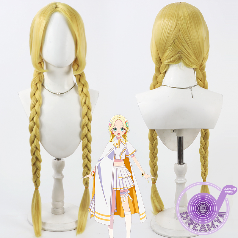 Anime Cosplay Wig Heat Resistant - Choco Mitsumata-Peluca de Cosplay de brujas