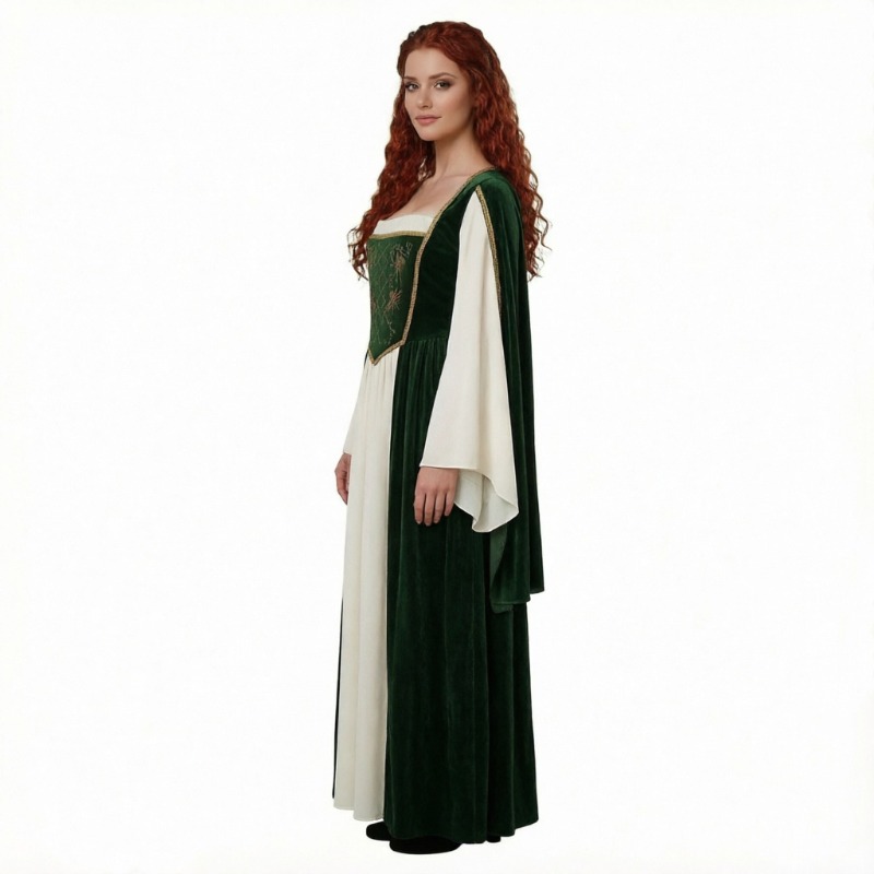 Medieval Renaissance Dress Women - Nuevo disfraz de cosplay medieval, vestido