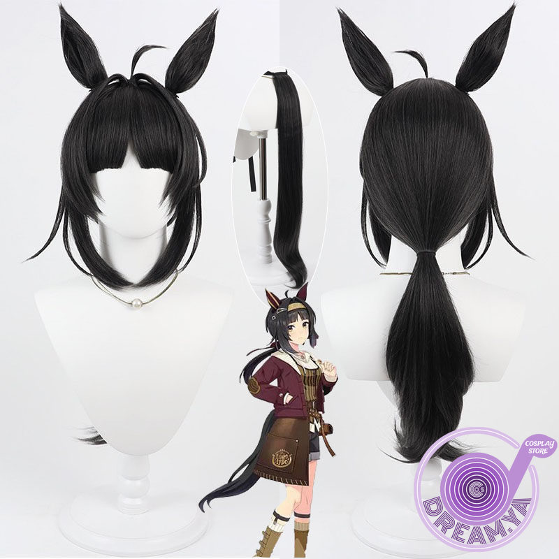 Anime Cosplay Wig Heat Resistant - Peluca de Cosplay Logotype Uma Musume