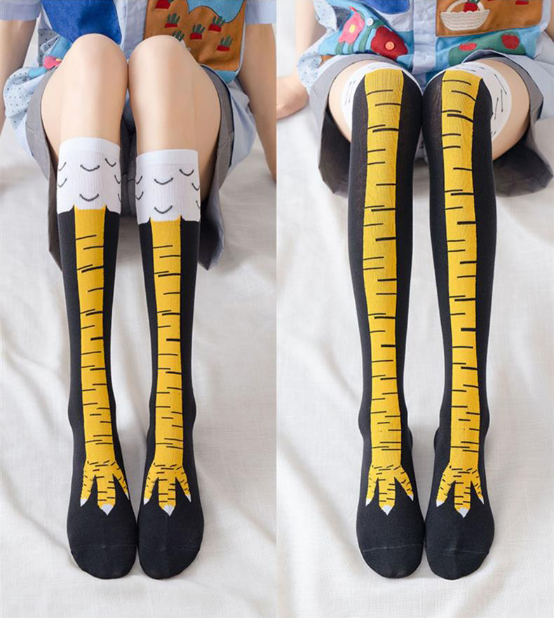 1/2paris hombres divertidos ca - Funny Chicken Leg Socks reseña y precio