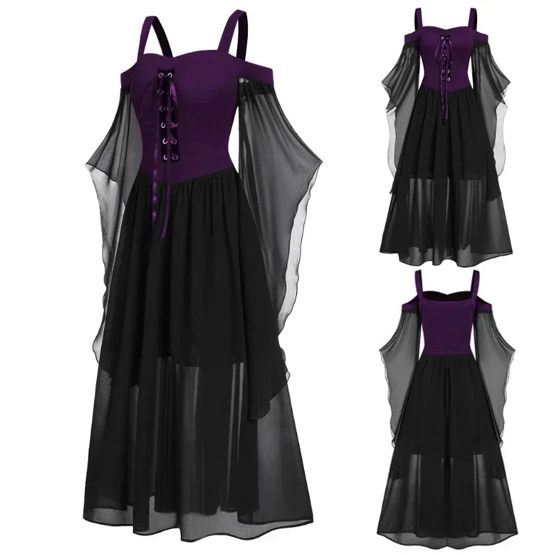 Nuevo vestido de bruja Medieva - Medieval Renaissance Dress Women reseña y precio