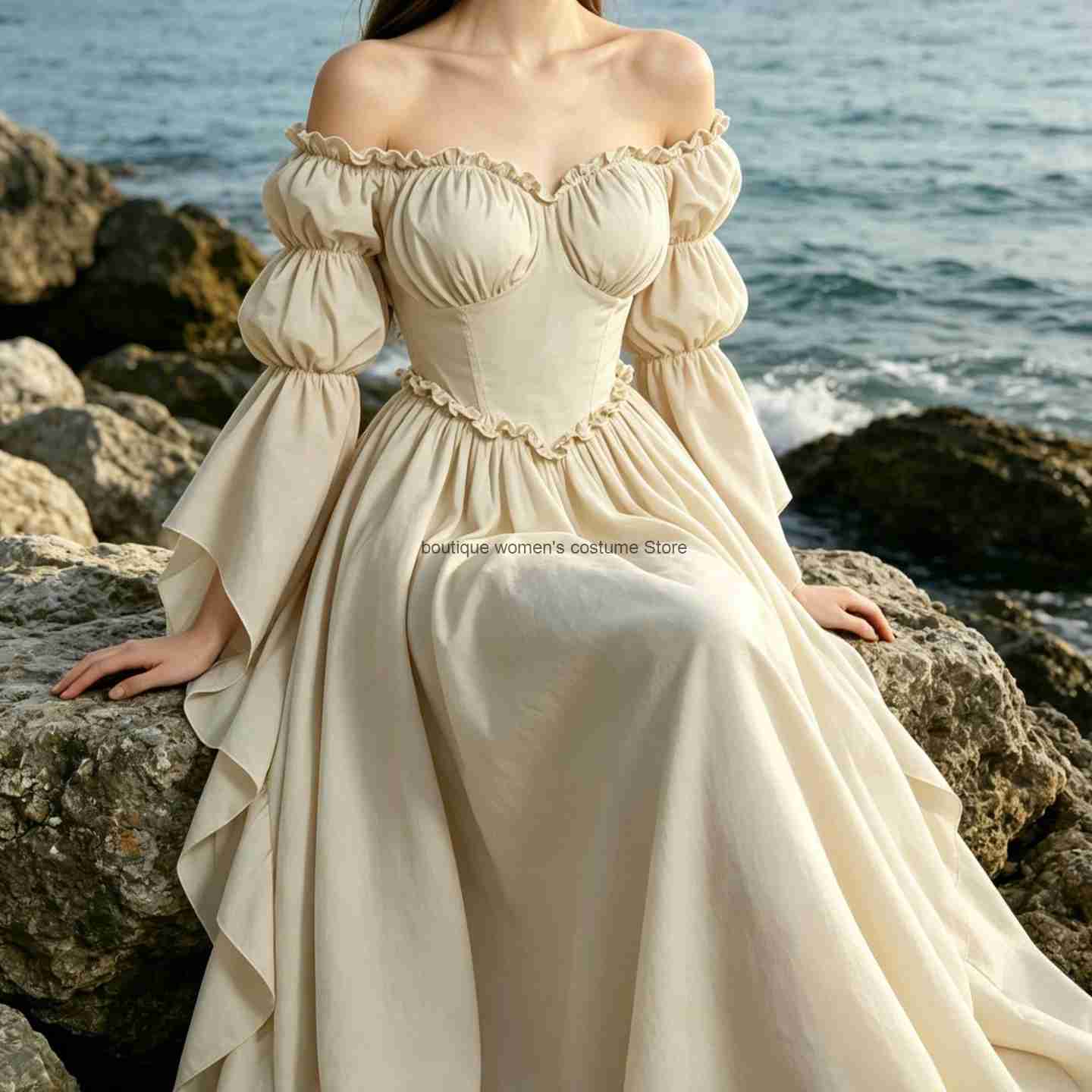 Nuevo vestido de época medieva - Medieval Renaissance Dress Women reseña y precio