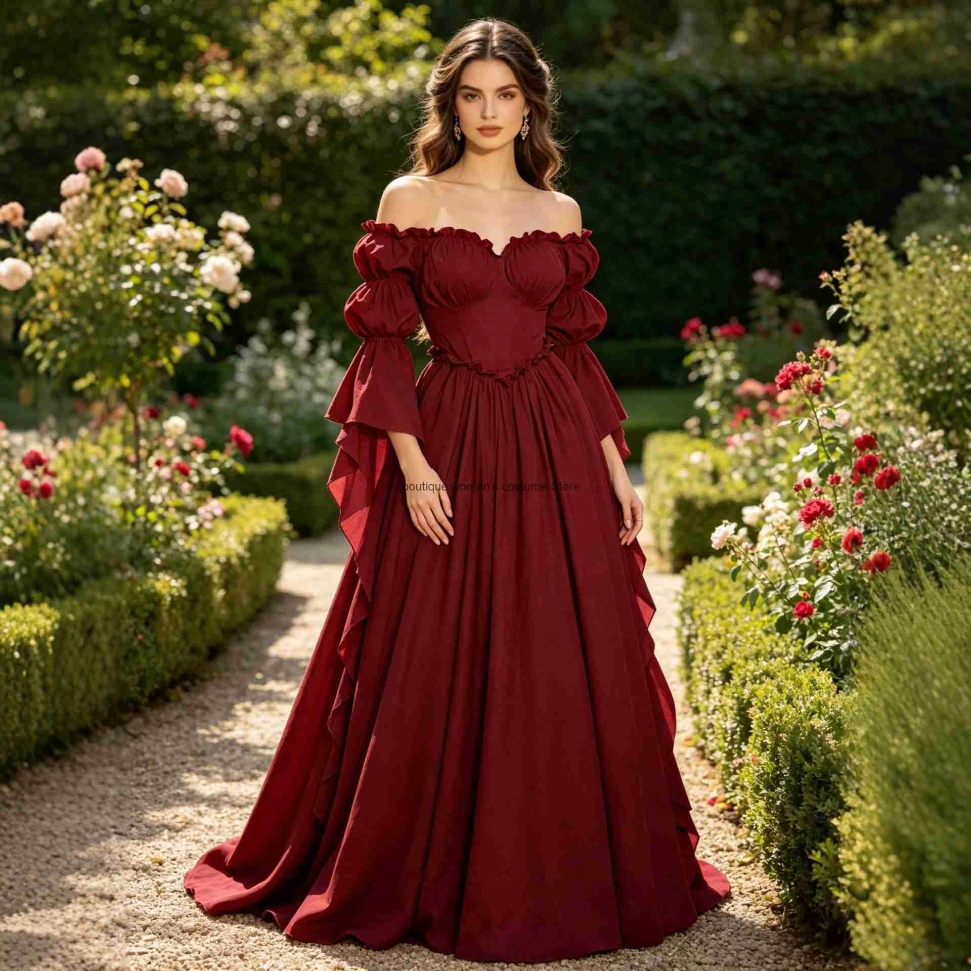 Nuevo vestido de época medieva - Medieval Renaissance Dress Women reseña y precio