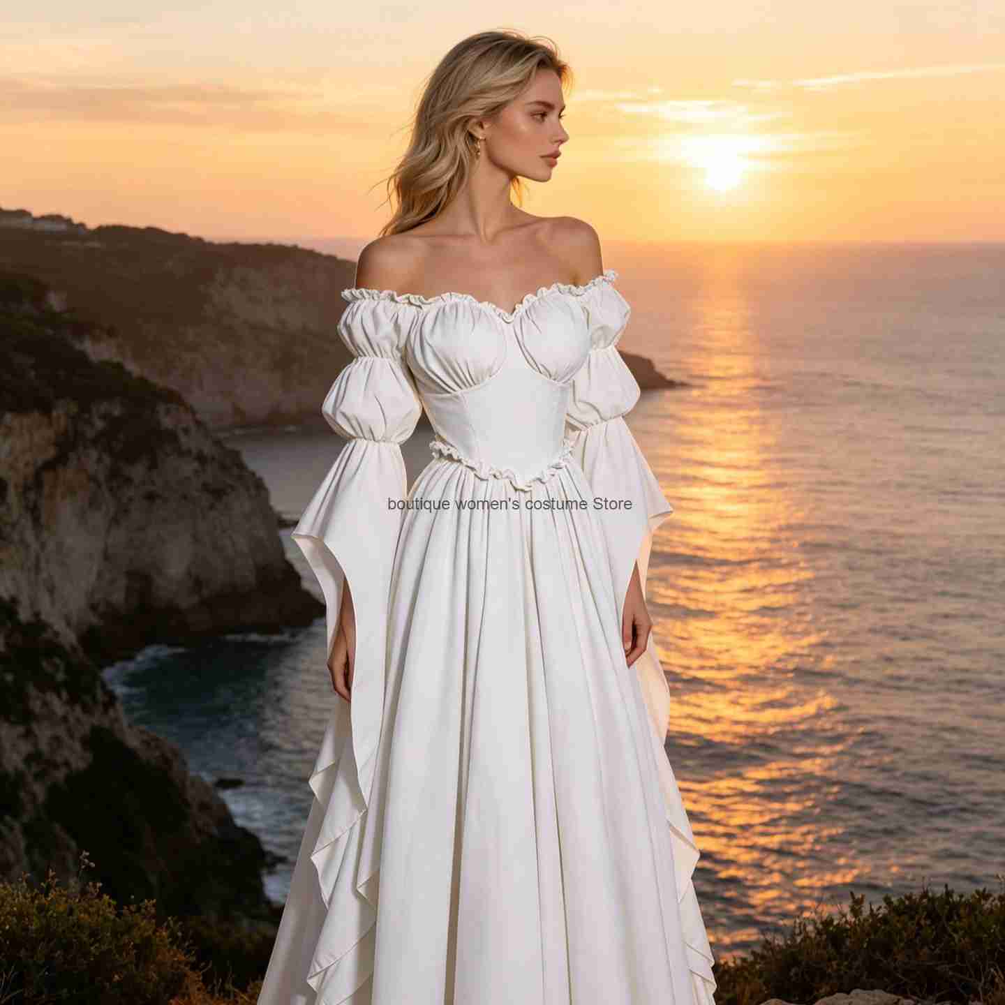 Nuevo vestido de época medieva - Medieval Renaissance Dress Women reseña y precio