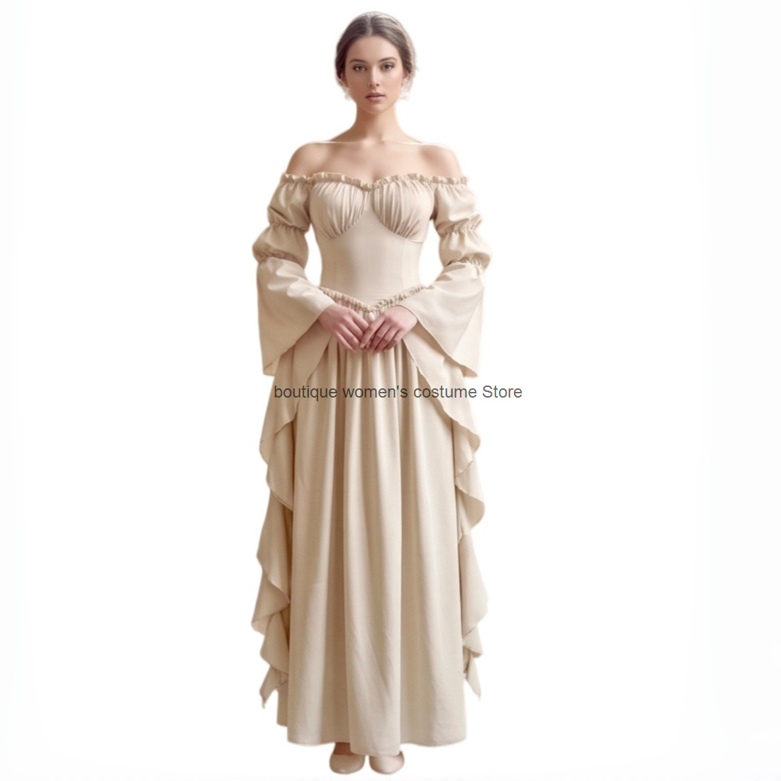 Nuevo vestido de época medieva - Medieval Renaissance Dress Women reseña y precio