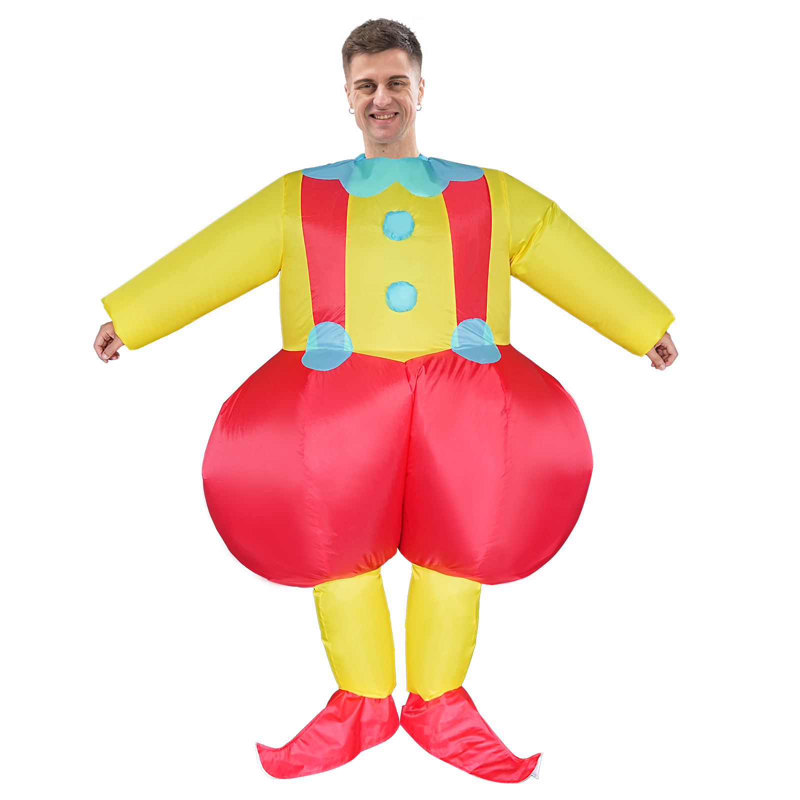 Disfraz inflable de payaso con - Costumes reseña y precio