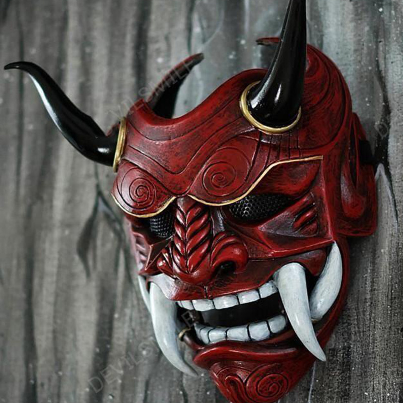 Máscara de demonio Hannya japo - Led Purge Mask Halloween reseña y precio