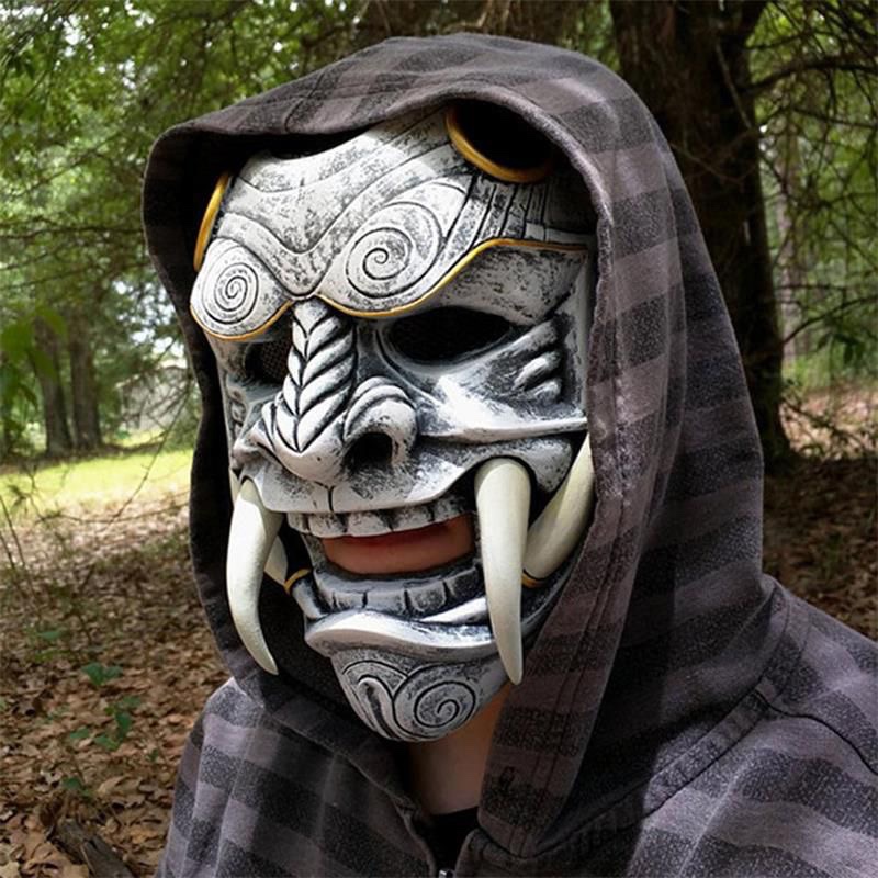 Máscara de demonio Hannya japo - Led Purge Mask Halloween reseña y precio