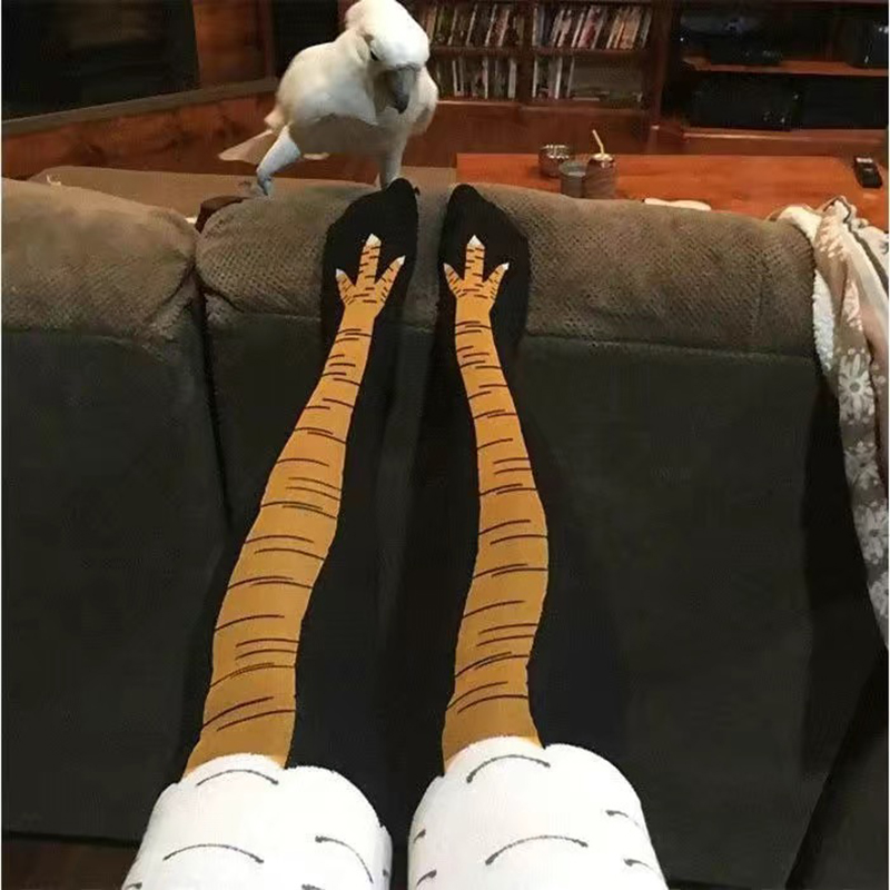 Calcetines Largos de Garra de  - Funny Chicken Leg Socks reseña y precio