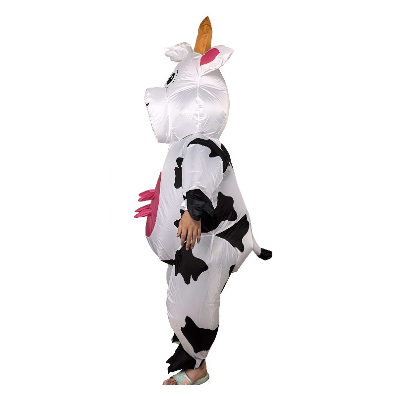 Divertido disfraz de vaca infl - Costumes reseña y precio