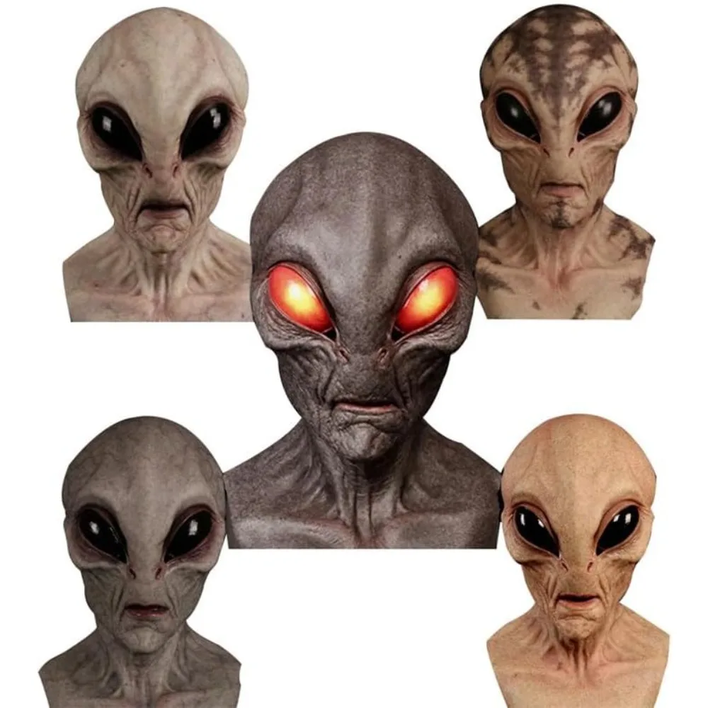 Máscara de dinosaurio alieníge - Latex Alien Mask Realistic reseña y precio