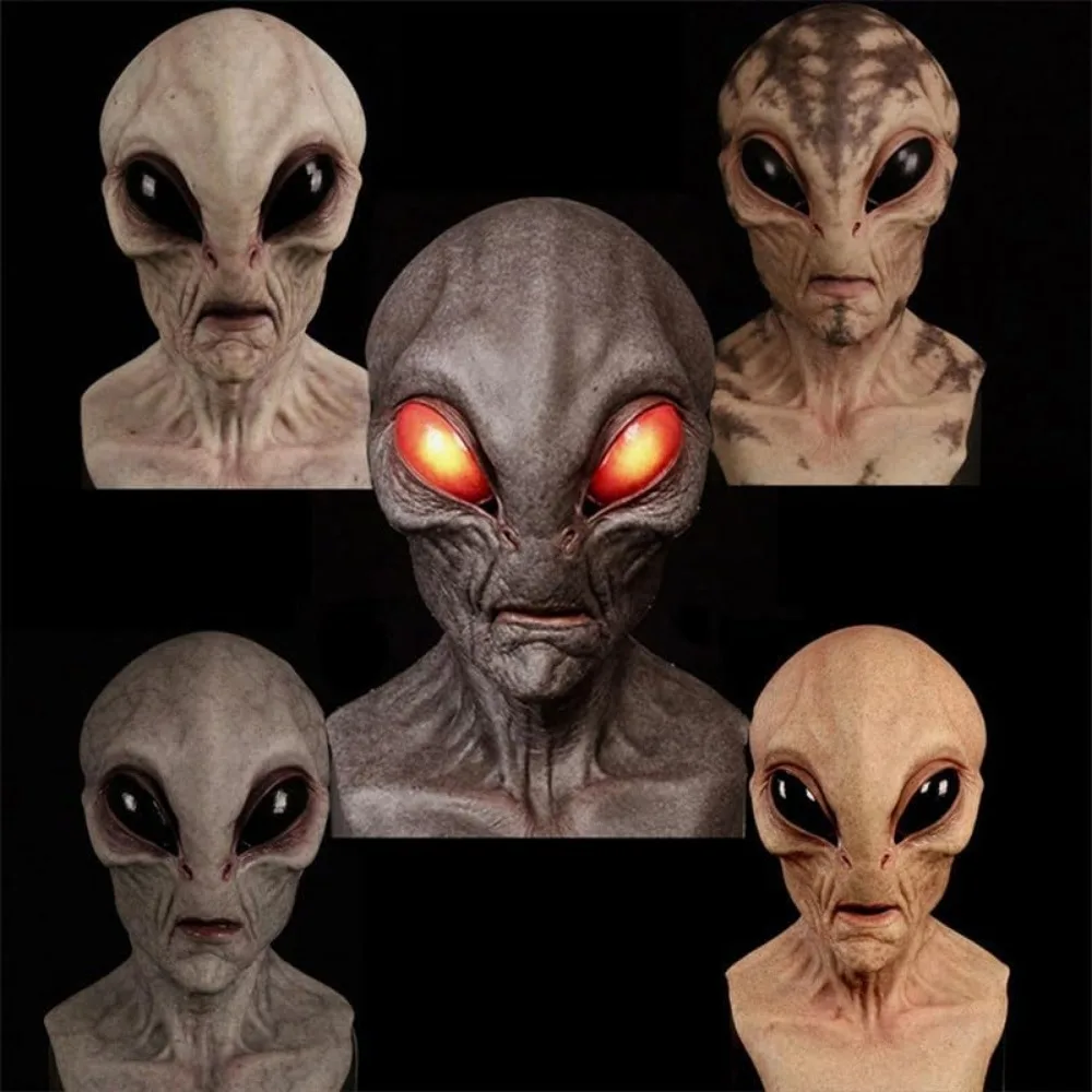 Máscara de dinosaurio alieníge - Latex Alien Mask Realistic reseña y precio