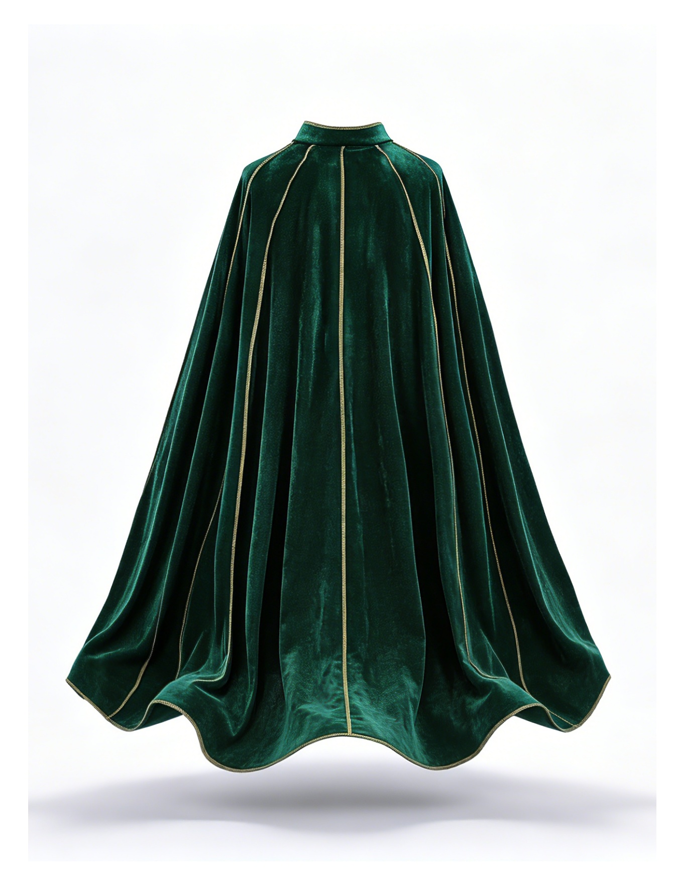 Capa de terciopelo verde vinta - Medieval Renaissance Dress Women reseña y precio