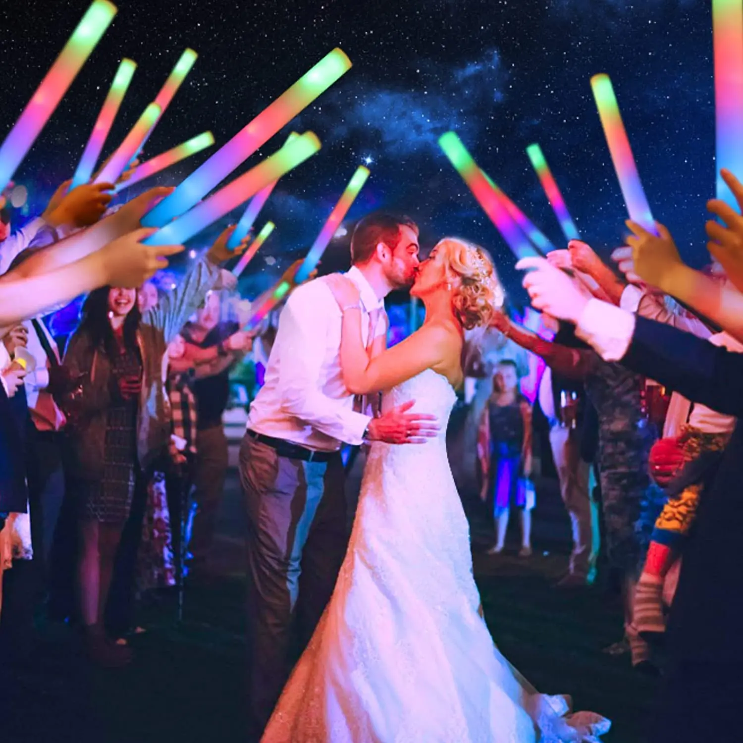 Varitas de Espuma LED Personal - Flashing Led Foam Sticks Party reseña y precio