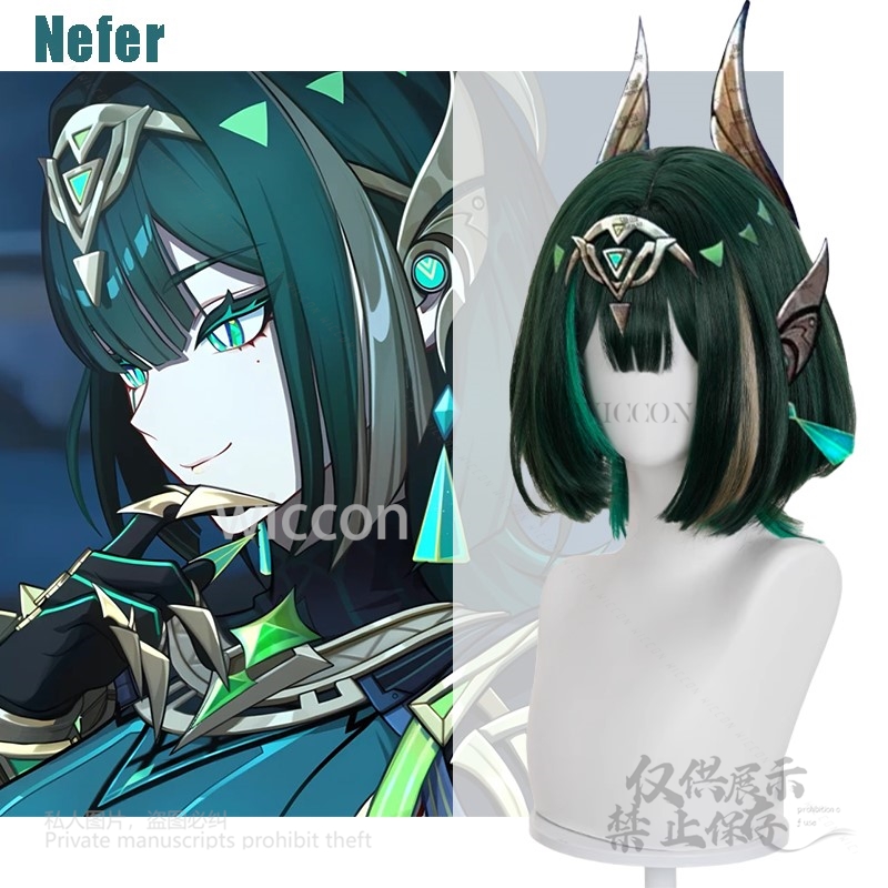 Juego de Anime Genshin Impact  - Anime Cosplay Wig Heat Resistant reseña y precio