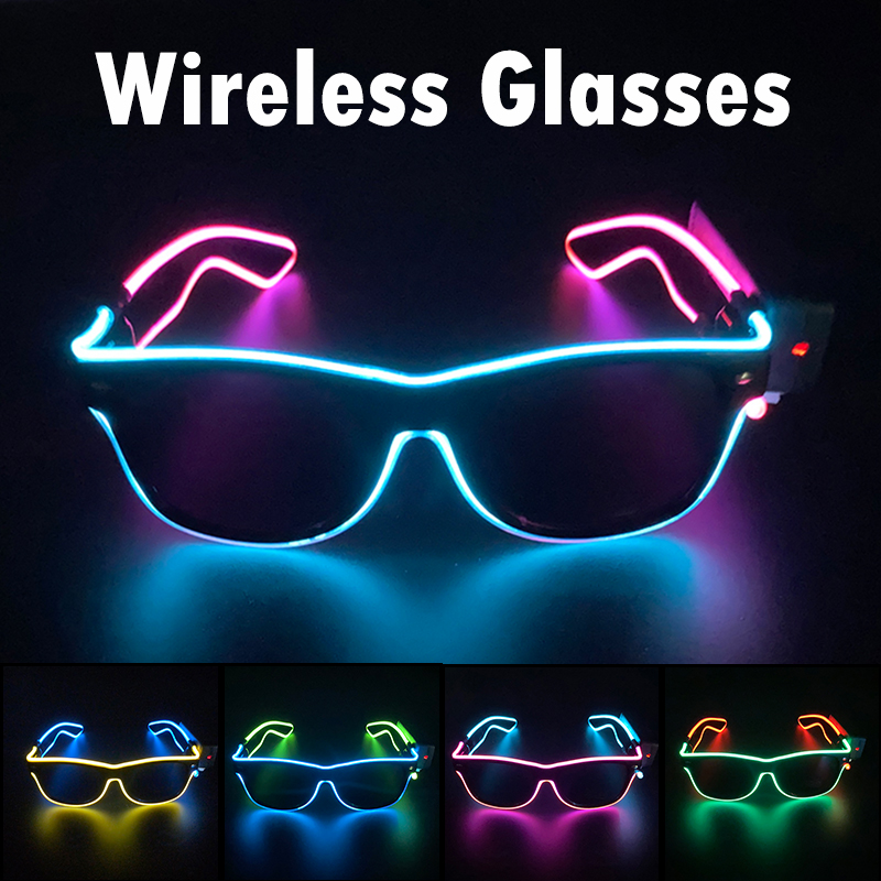 Gafas de sol LED sin aros para - Glow In The Dark Party Glasses reseña y precio